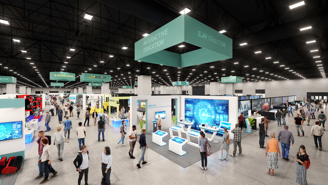 Trade Show in Exhibition Hall